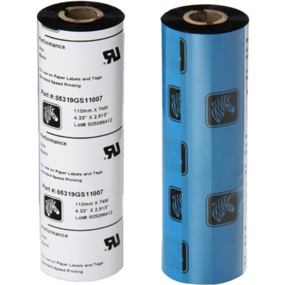 Zebra 05319GS11007-R - Zebra 05319GS11007-R 5319 4.30-inch x 244 Feet Wax Ribbon