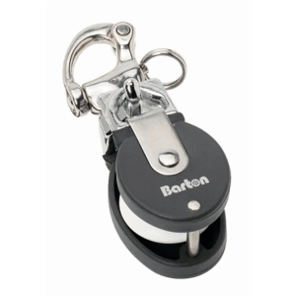 Barton Marine 90 301 — Barton Marine Small Snatch Block w/Stainless Snap Shackle