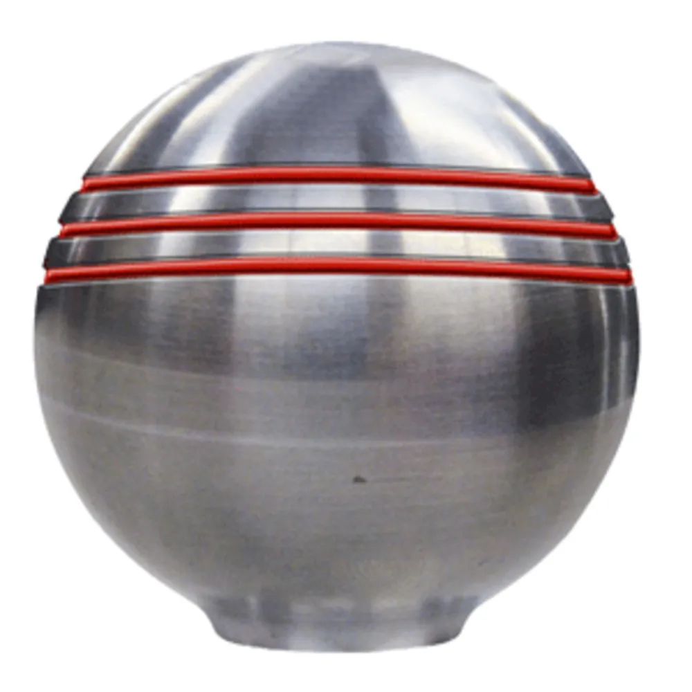 Schmitt & Ongaro Marine 50044 — Schmitt & Ongaro Throttle Knob - 1- 7/8 " - Red Grooves