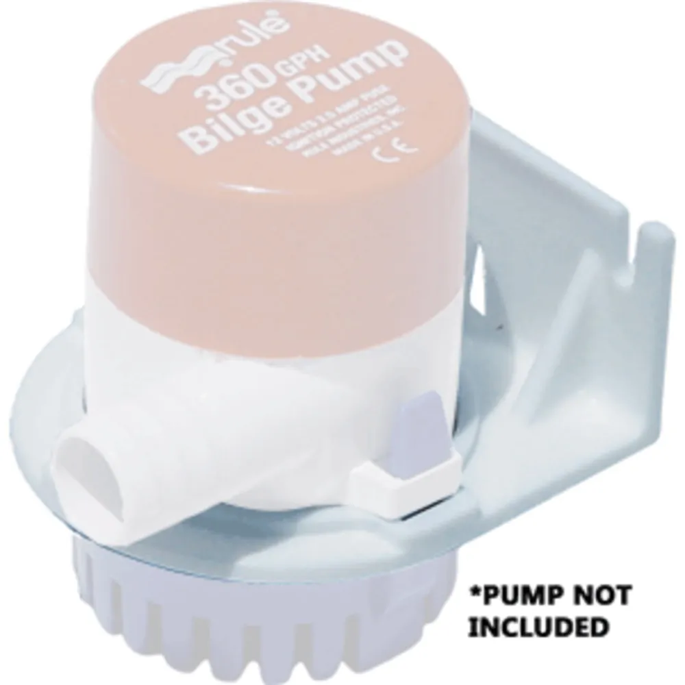 Rule 66 — Rule Side Mount Bracket f/360-1100gph Round Pumps