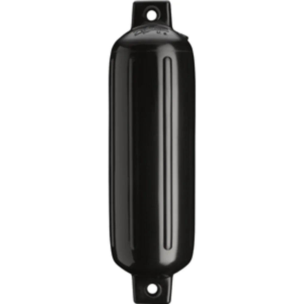 Polyform G-2 BLACK — Polyform G-2 Twin Eye Fender 4.5" x 15.5" - Black