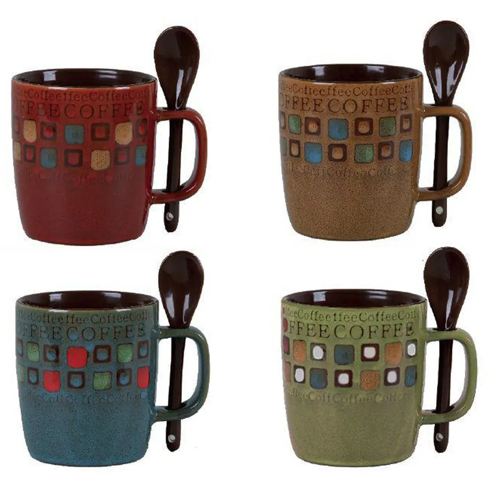 Gibson 78757.08 - Mr. Coffee Cafe Americano 13oz Mug Set