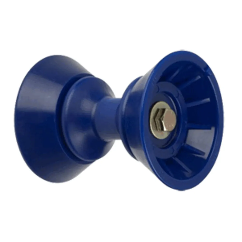 C.E. Smith 29330 — C.E. Smith 3" Bow Bell Roller Assembly - Blue TPR