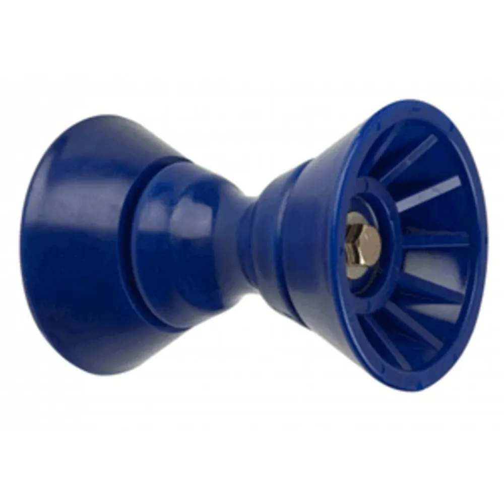 C.E. Smith 29331 — C.E. Smith 4" Bow Bell Roller Assembly - Blue TPR