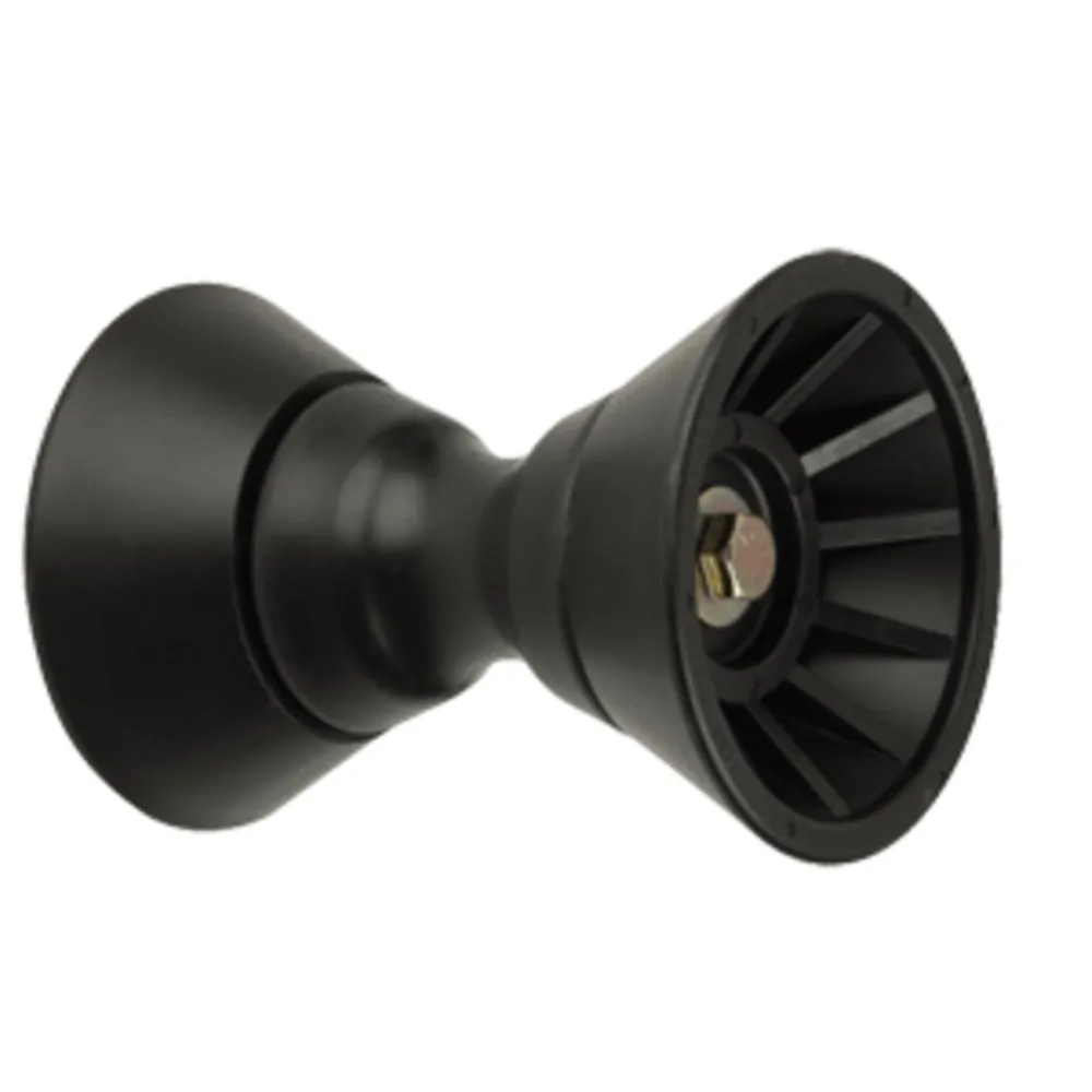C.E. Smith 29333 — C.E. Smith 4" Bow Bell Roller Assembly - Black TPR