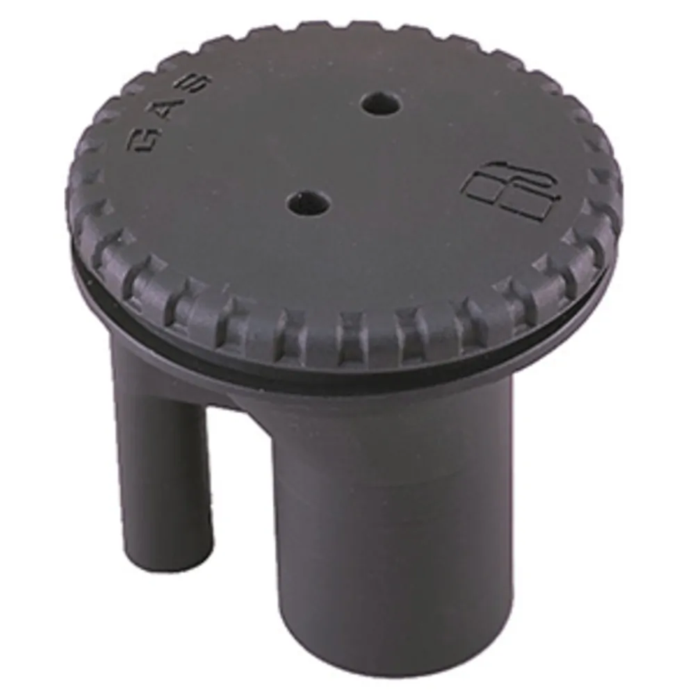 Perko 0543DPGBLK — Perko 0543 Vented Fill f/1-1/2" Hose - Straight Neck - Gas - Black