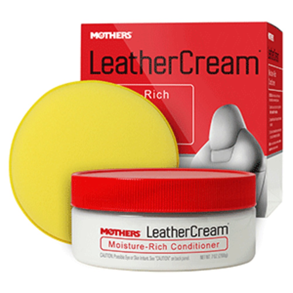 Mothers Polish 06310CASE - Mothers Leather Cream Moisture-Rich Conditioner - 7oz - *Cas
