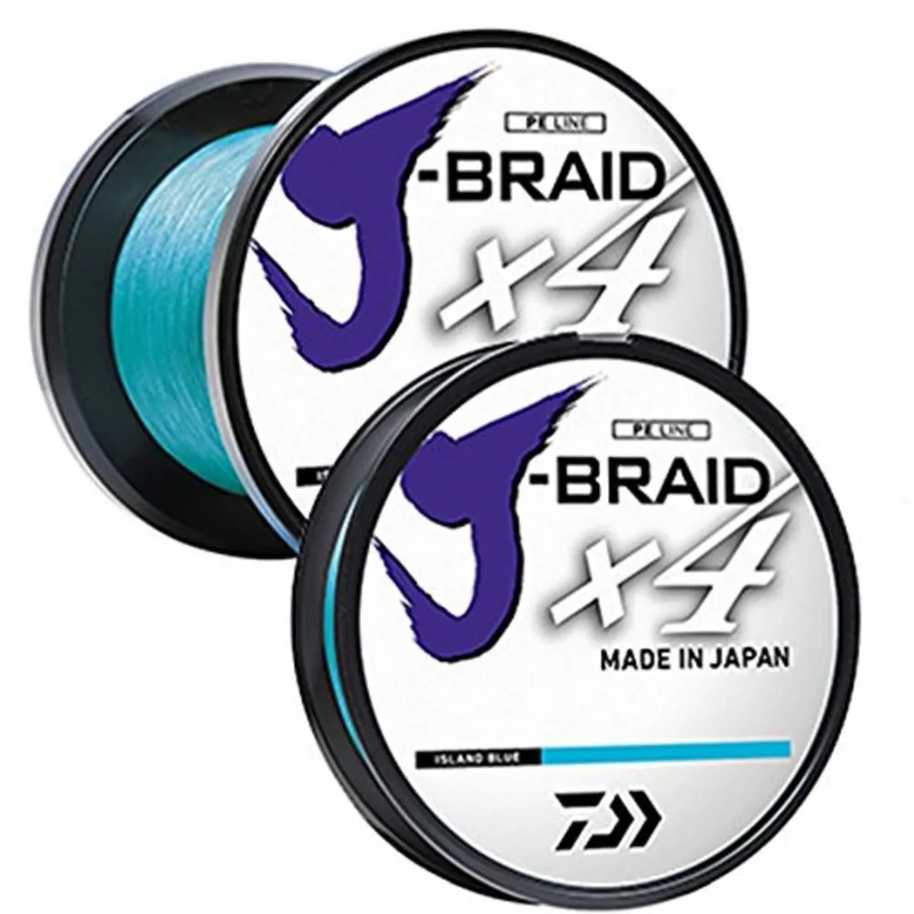 Daiwa JB4U30-300IB — Daiwa J-Braid X4 300 Yard Spool 30LB Test - Island Blue