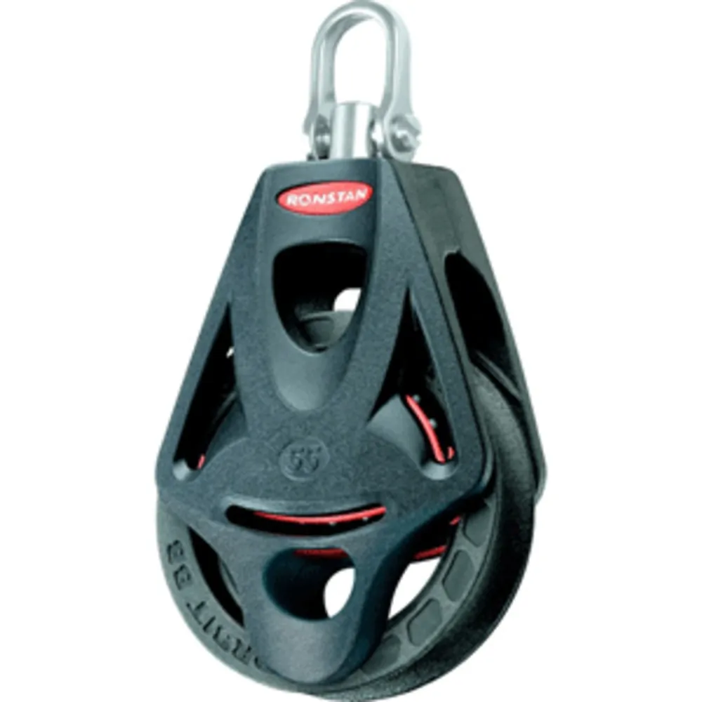 Ronstan RF55110 — Ronstan Series 55 Ball Bearing Orbit Block - Single - Becket - Swivel Head