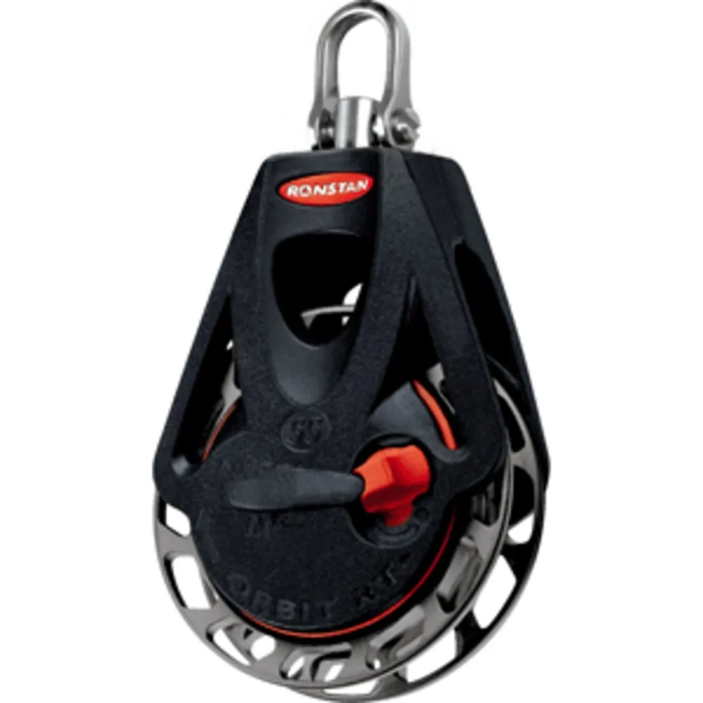 Ronstan 55257 — Ronstan Series 55 Ratchet Orbit Block - Single - Swivel Head - Auto & Manual