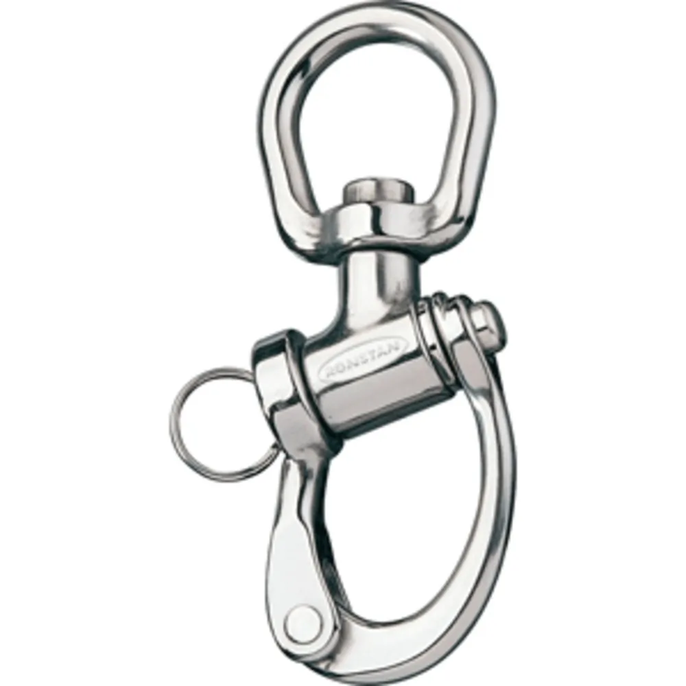 Ronstan RF6321 — Ronstan Trunnion Snap Shackle - Large Swivel Bail - 122mm (4-3/4") Length