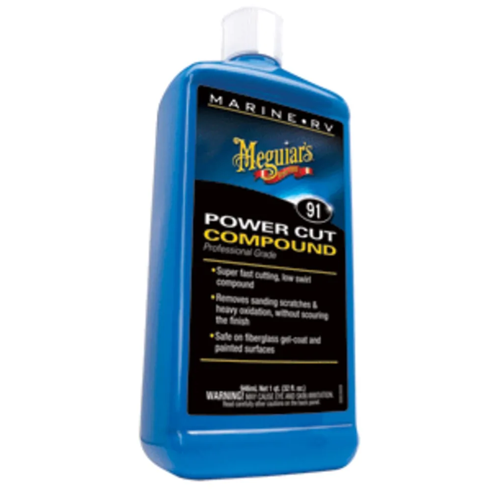 Meguiars M9132 — Meguiar's #91 Marine/RV Pro Grade Power Cut Compound - 32oz
