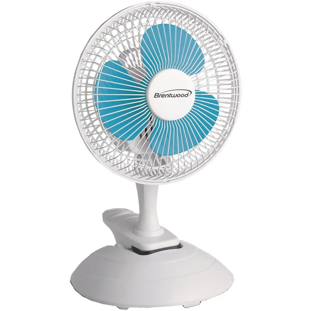 Brentwood F-621W — Brentwood Kool Zone F-621W 6 Convertible Clip Desk Fan