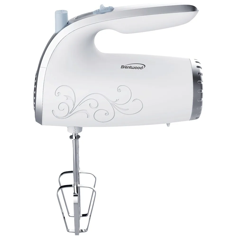 Brentwood HM-48W — Brentwood 5 Speed Hand Mixer- White