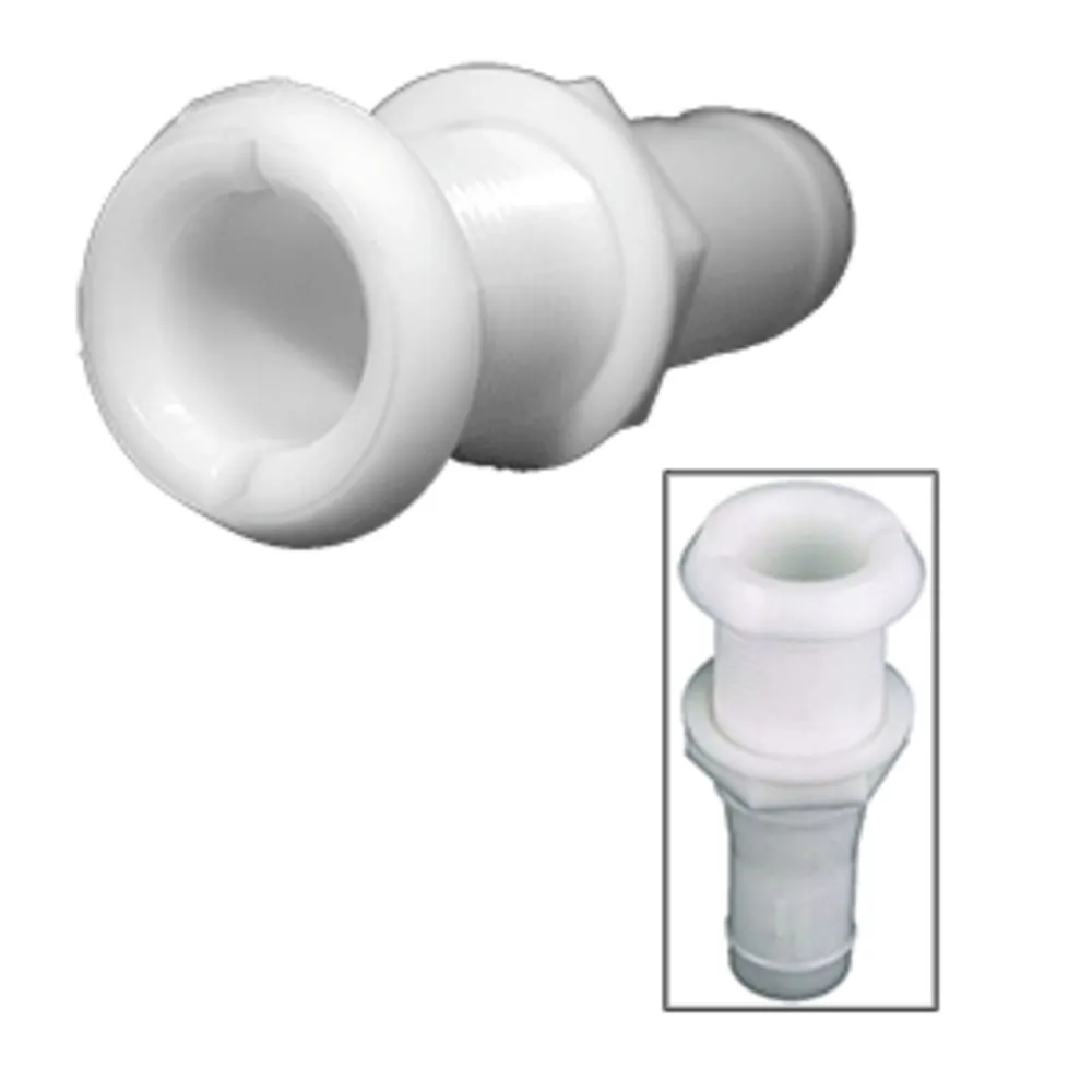Perko 0301DP6A — Perko 1-1/8" Thru-Hull Fitting f/Hose Narrow Flange - Plastic