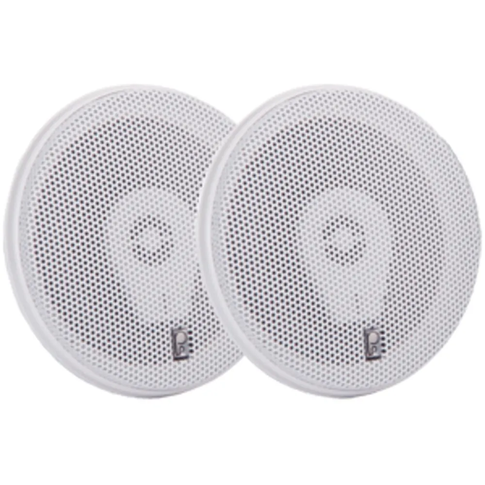 Poly-Planar MA8506W — Poly-Planar MA-8506 6" 200 Watt Titanium Series Speakers - White