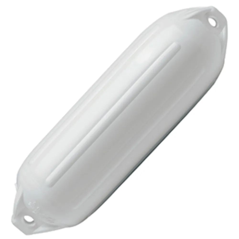 Polyform NF-4 WHITE — Polyform NF-4 Heavy Duty Twin Eye Fender 6.4" X 21.6" - White
