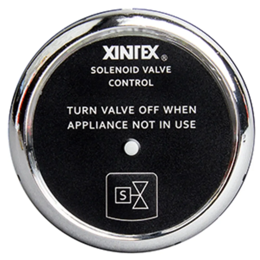 Fireboy-Xintex C-1C-R — Xintex Propane Control & Solenoid Valve w/Chrome Bezel Display