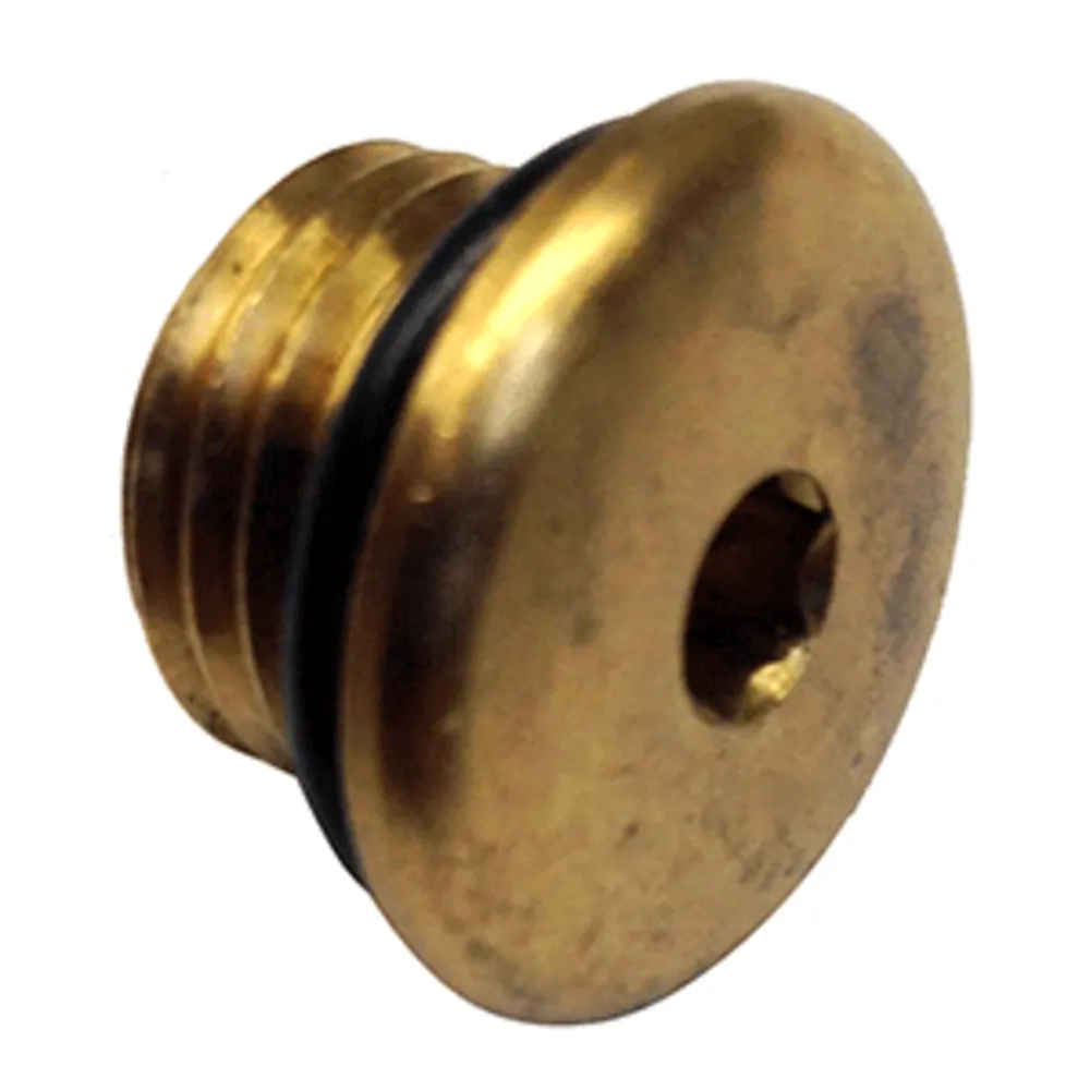 Uflex USA 71928P — Uflex Brass Plug w/O-Ring for Pumps