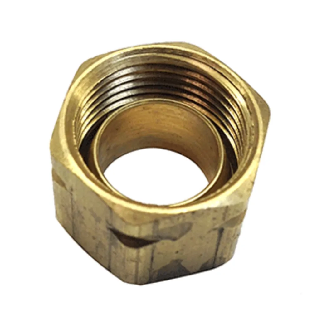 Uflex USA 71004K — Uflex Brass Compression Nut w/Sleeve #61CA-6
