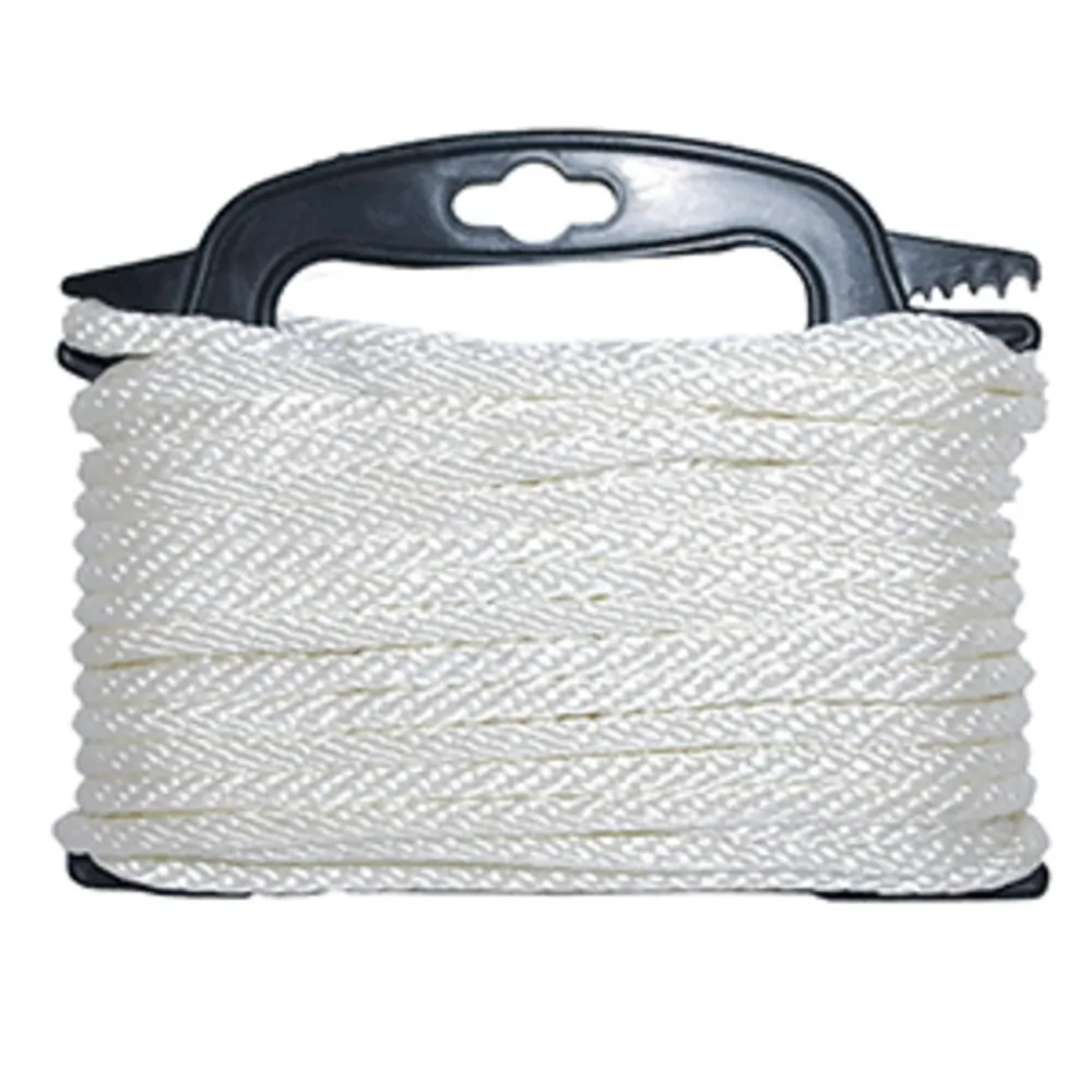 Attwood Marine 117553-7 — Attwood Braided Nylon Rope - 3/16" x 100' - White