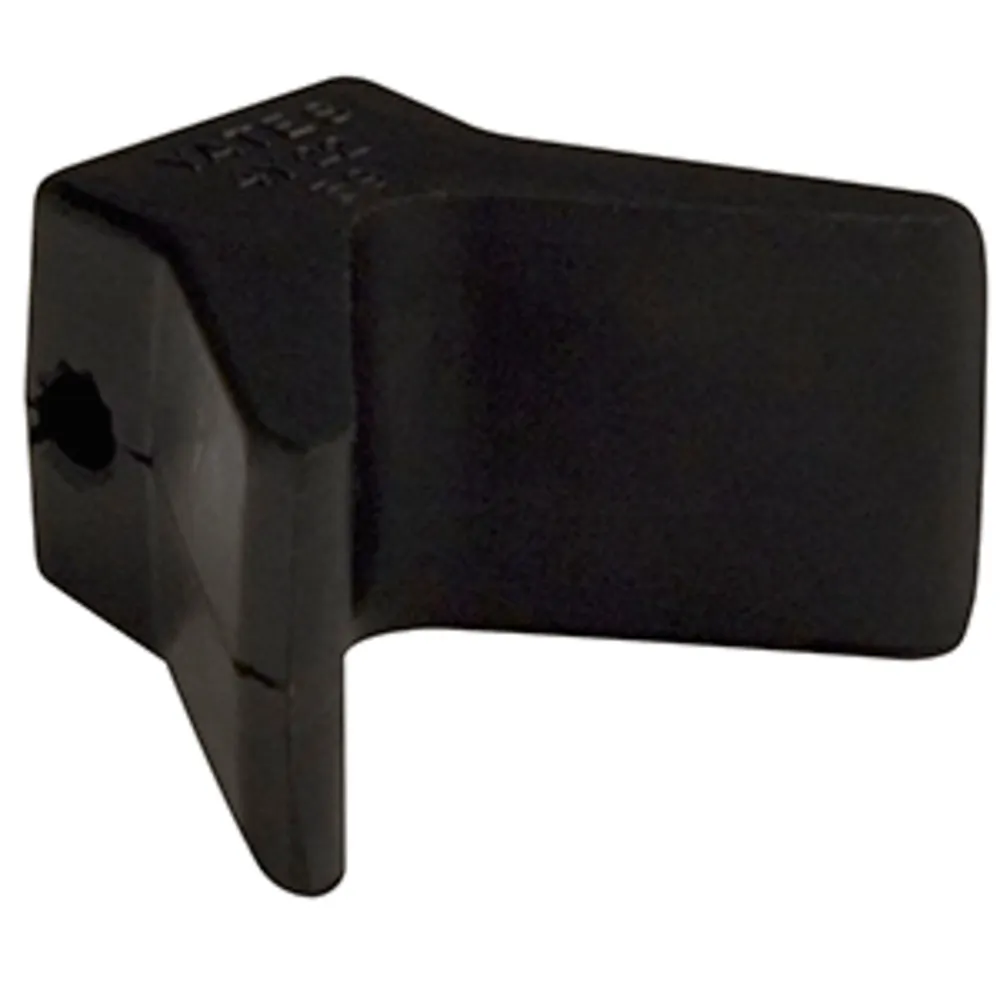 C.E. Smith 29552 — C.E. Smith Bow Y-Stop - 2 x 2 - Black Natural Rubber