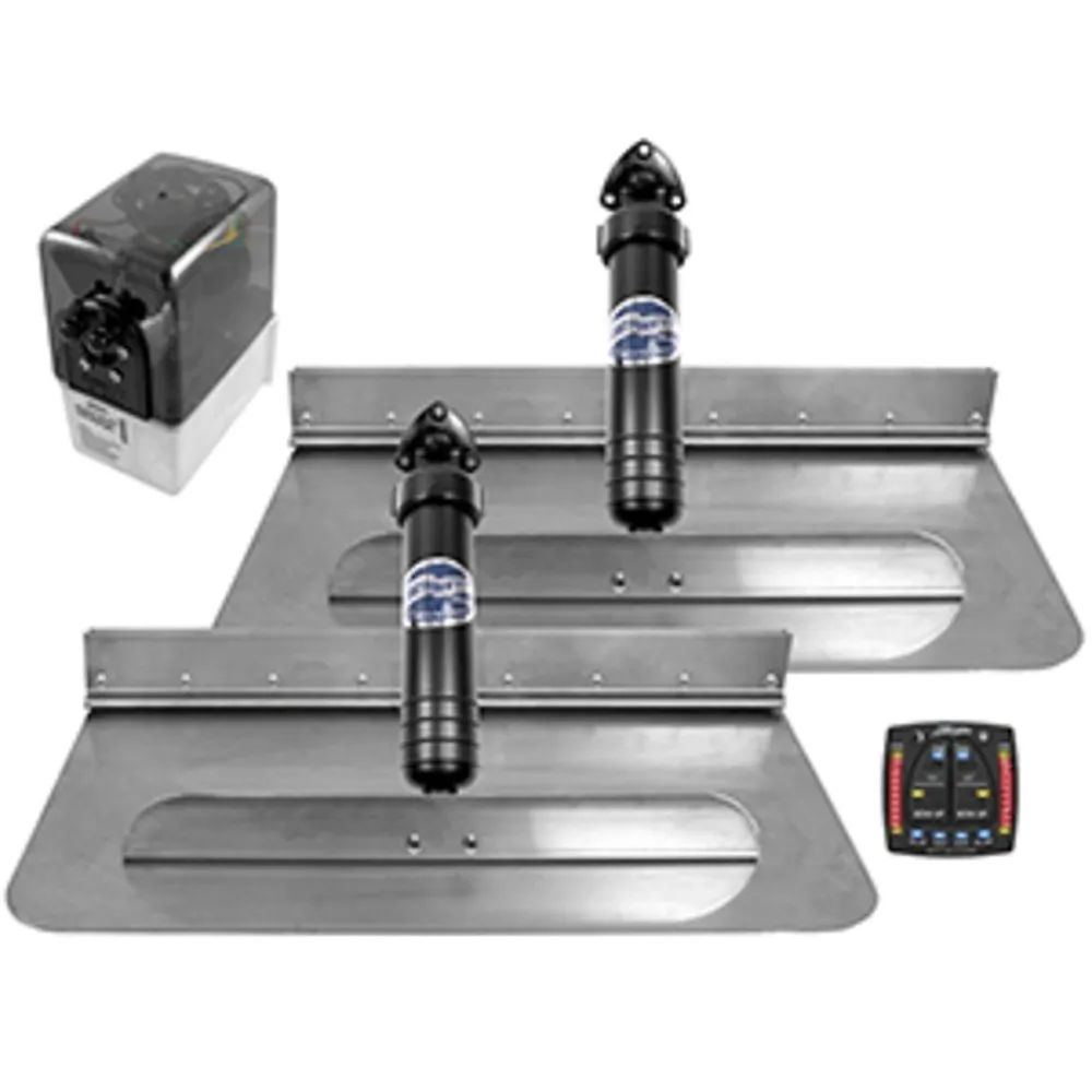 Bennett Trim Tabs 2412ATP — Bennett 2412ATP 24 x 12 Hydraulic Trim Tabs w/ATP