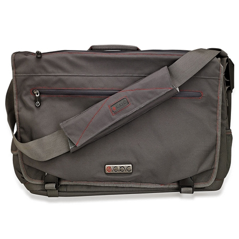 ECBC B7203-30 - ECBC Trident Messenger Bag wAdjustable Shoulder Strap (Gray)
