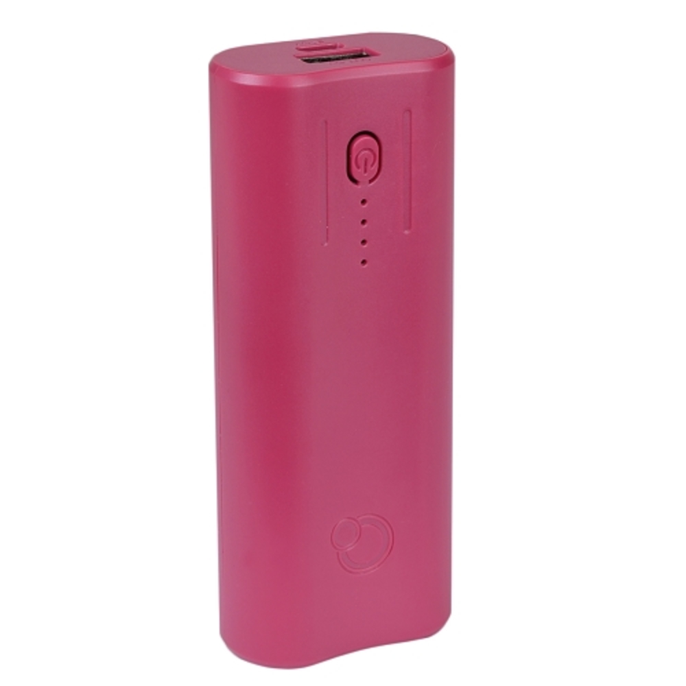 Que Design QUE-4400 - Que Design 4400mAh Power Bank (Cranberry Red) - Retail Hangi