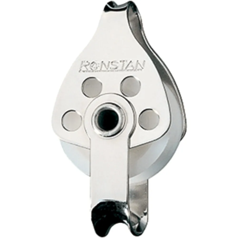 Ronstan RF681 — Ronstan Series 30 Utility Block - Single, Becket, Loop Head