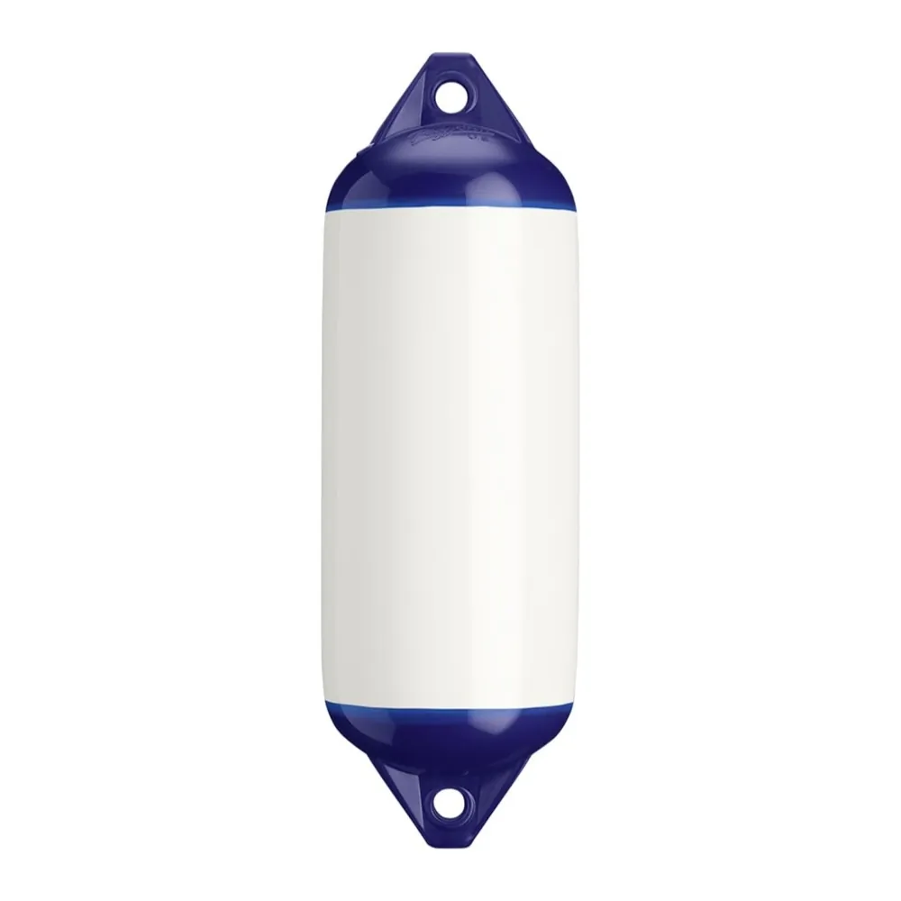 Polyform F-2 WHITE — Polyform F-2 Twin Eye Fender 8.2" x 25" - White