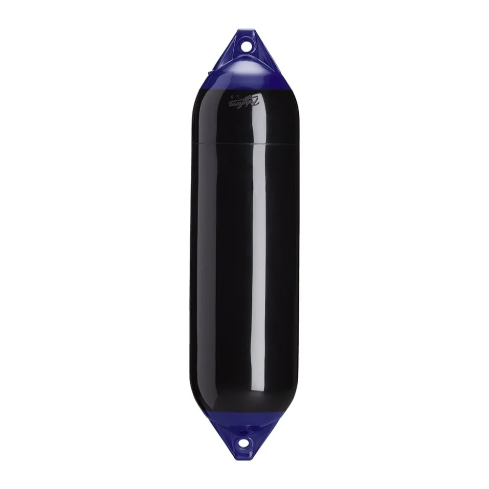 Polyform F-6 BLACK — Polyform F-6 Twin Eye Fender 11" x 42" - Black