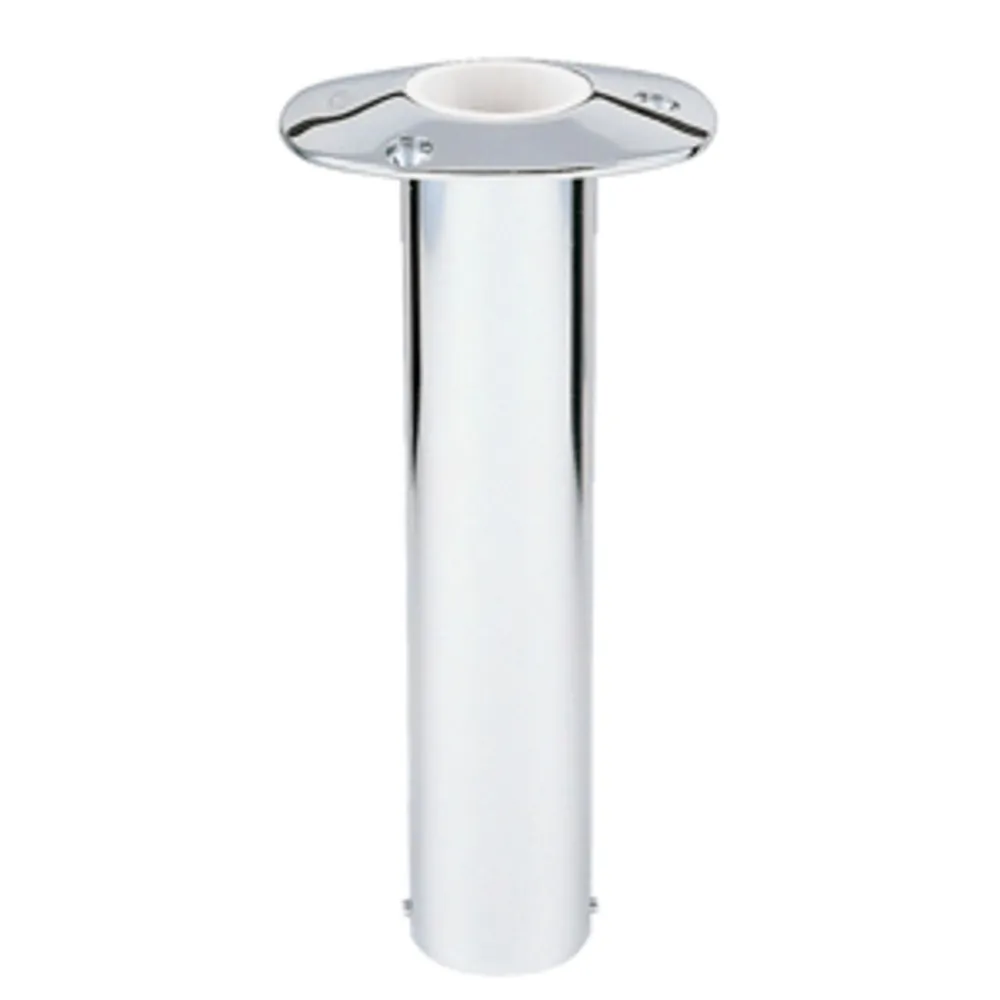 Lees Tackle RH532VS — Lee's 0° Stainless Steel Flush Mount Rod Holder - 2.25" O.D.