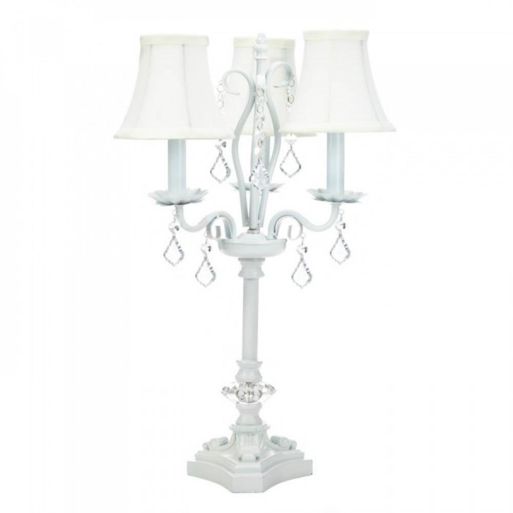 Gallery of Light 10018396 - White Chandelier Table Lamp