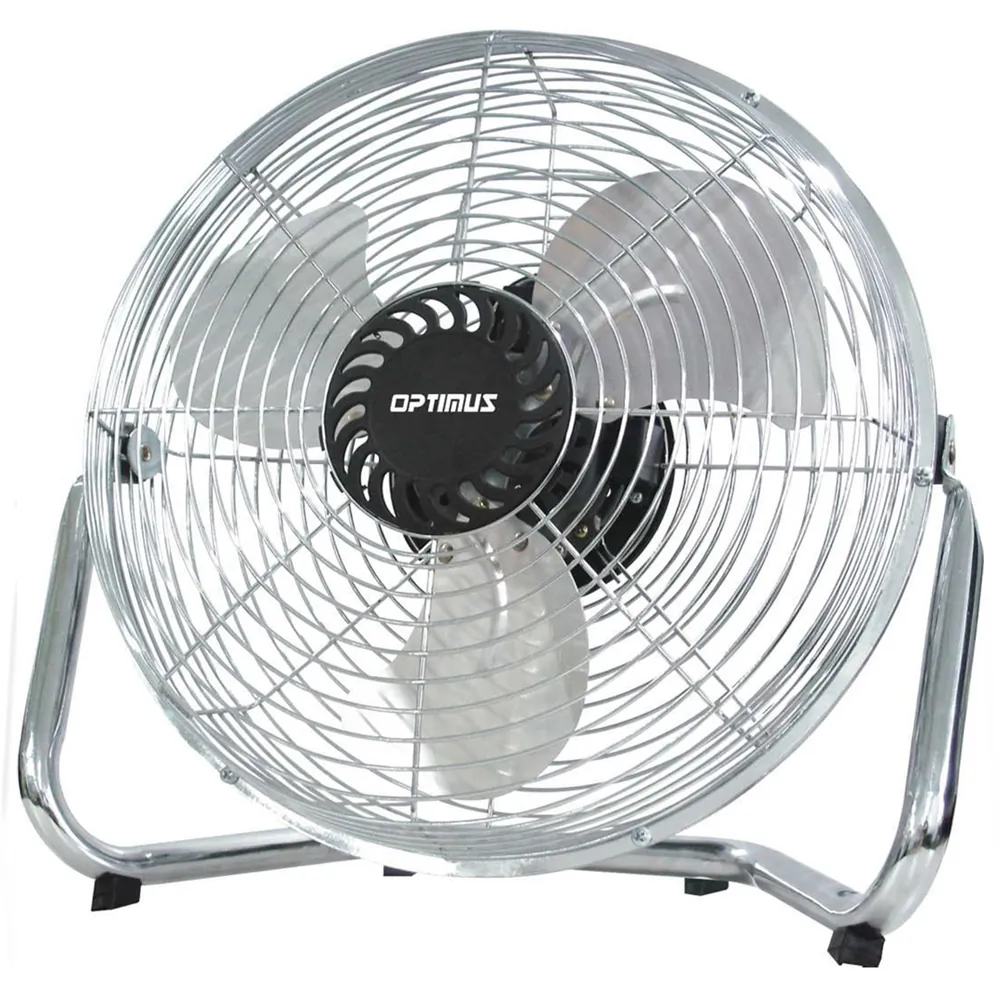 OPTIMUS F-4122 — Optimus 12 in. Industrial Grade High Velocity Fan with Chrome Grill