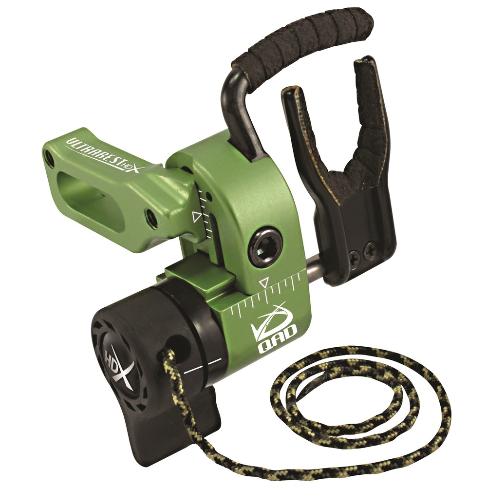 Quality Archery Designs UHXGR-L - QAD Ultra-Rest HDX Left Hand Green