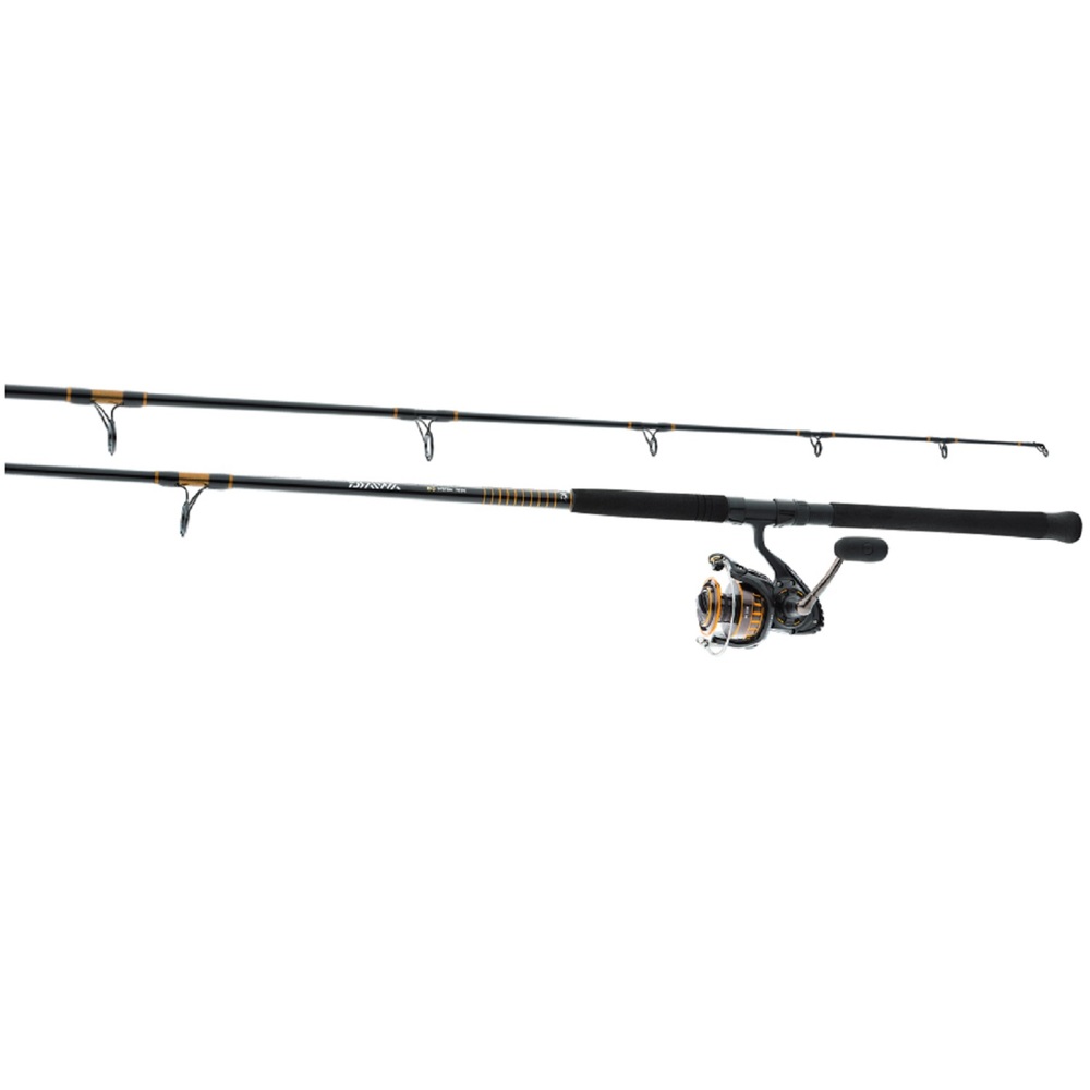 Daiwa BG4000/802M - Daiwa BG Pre-Mnted Saltwater Spinning Combo 8ft Med-Inshore