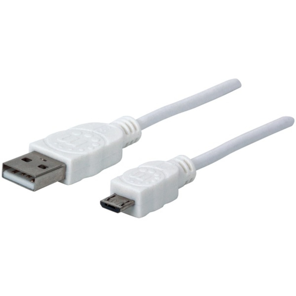 Manhattan 324069 - 6 FT USB 2.0 CBL AM-MICRO BM WHT