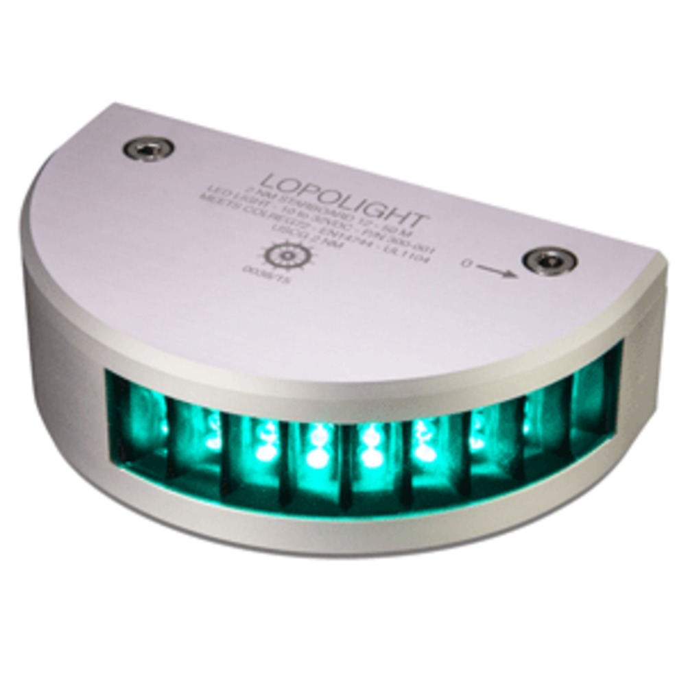 Lopolight 300-001 - Lopolight Starboard SideLight - 2nm fVessels 39(12M) to 164(