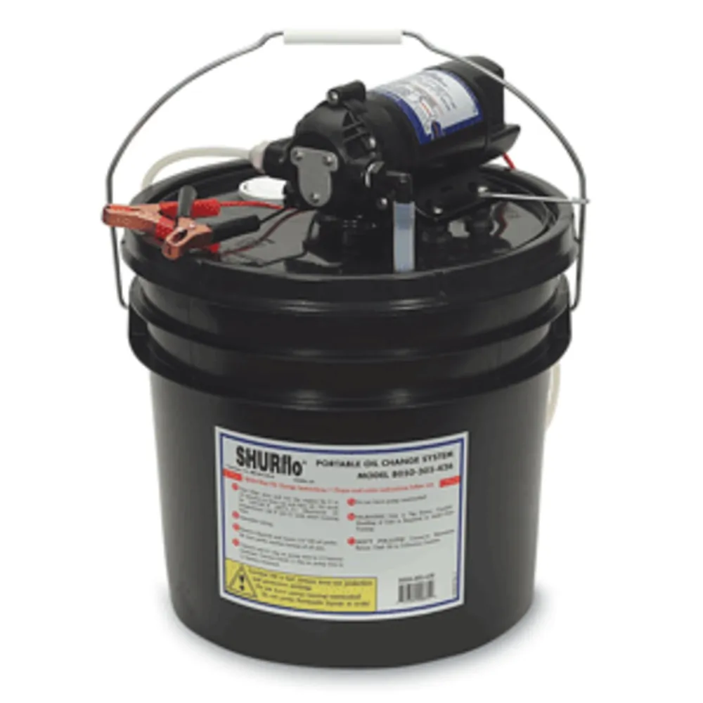 SHURFLO CW56132 - Shurflo by Pentair Oil Change Pump w3.5 Gallon Bucket - 12 V
