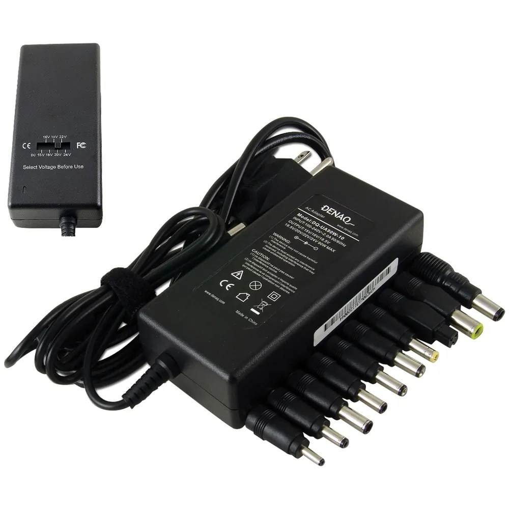DENAQ RA50312 — Denaq 90W Universal AC Adapter for Laptops