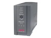 APC - Schneider Electric BK500BLK — BACK-UPS CS - UPS - EXTERNAL - STANDBY - AC 120 V - 300 WATT / 500 VA - INTERFAC