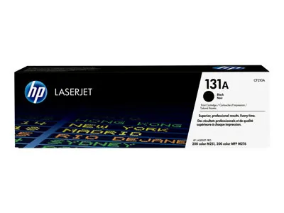 HP CF210A — HP 131A (CF210A) Toner Cartridge - Single Pack - Laser - 1600 Pages - Black - 1 Each