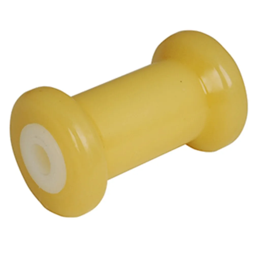 C.E. Smith 29712 — C.E. Smith 5" Spool Roller - Gold TPR with White Bushing