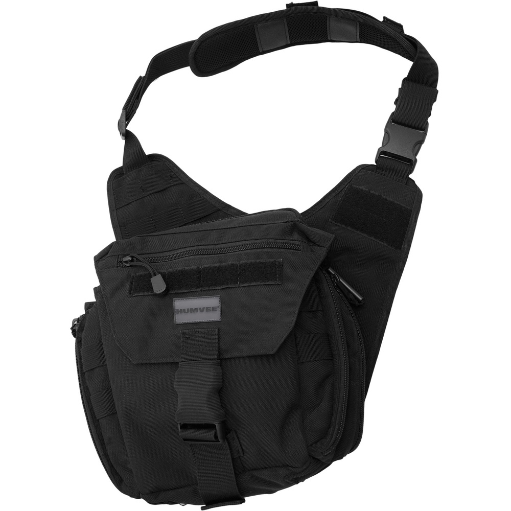 Humvee HMV-GB-10BLK - Humvee Shoulder Bag - Black