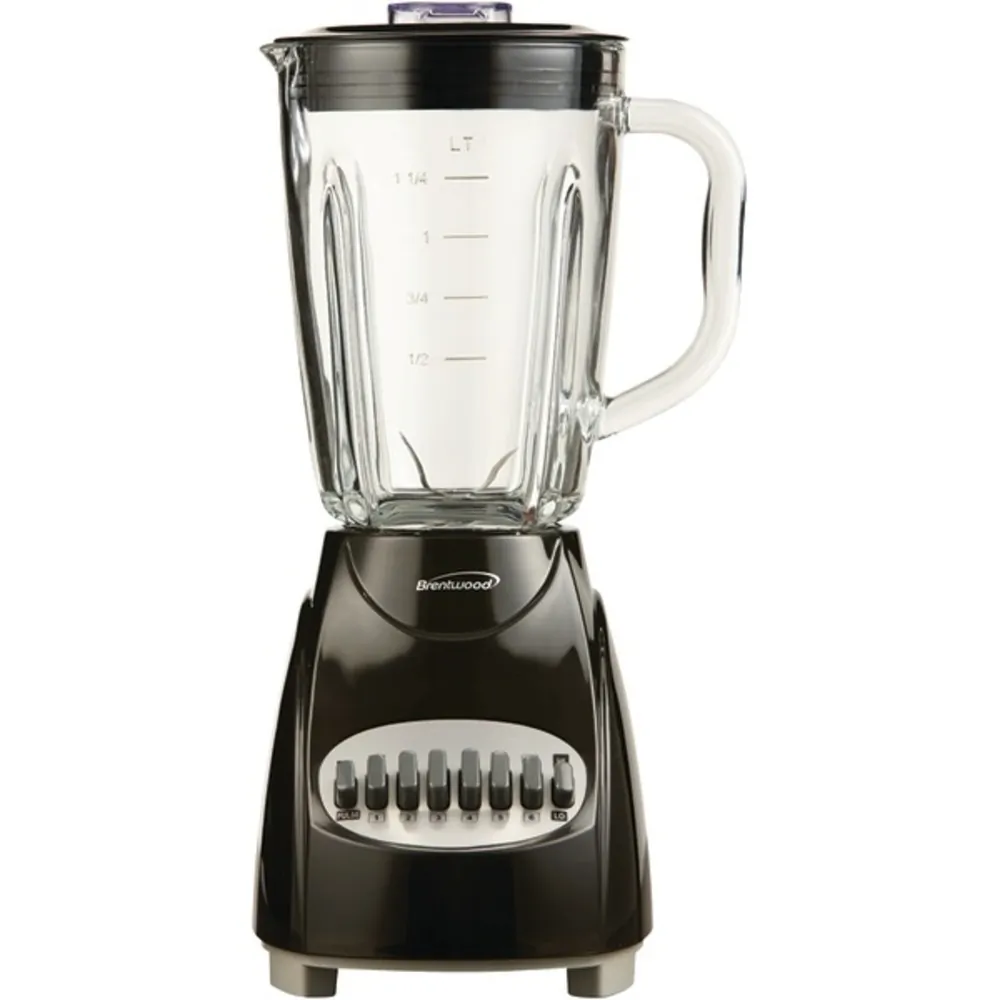 Brentwood JB-920B — Brentwood 12 Speed Blender with Glass Jar in Black