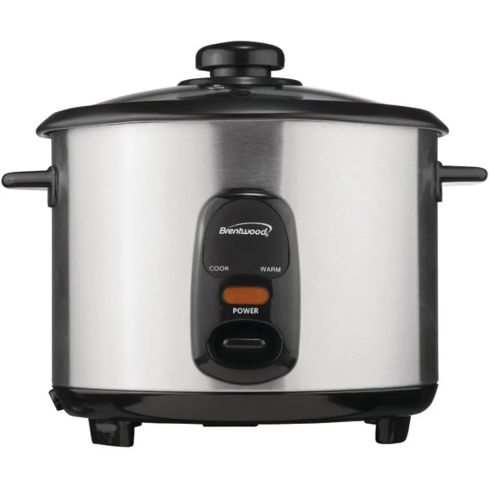 Brentwood TS-20 — Brentwood 10 Cup Rice Cooker / Non-Stick in Silver