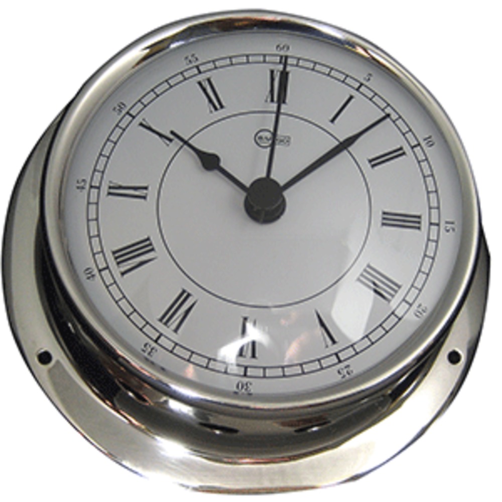 BARIGO 683RFPO - BARIGO Sky Series Quartz Ships Clock - Stainless Steel Housi