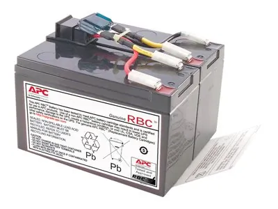 APC - Schneider Electric RBC48 — APC REPLACEMENT BATTERY CARTRIDGE FOR SMART-UPS LINE INTERACTIVE, 24V 17AH LEAD-