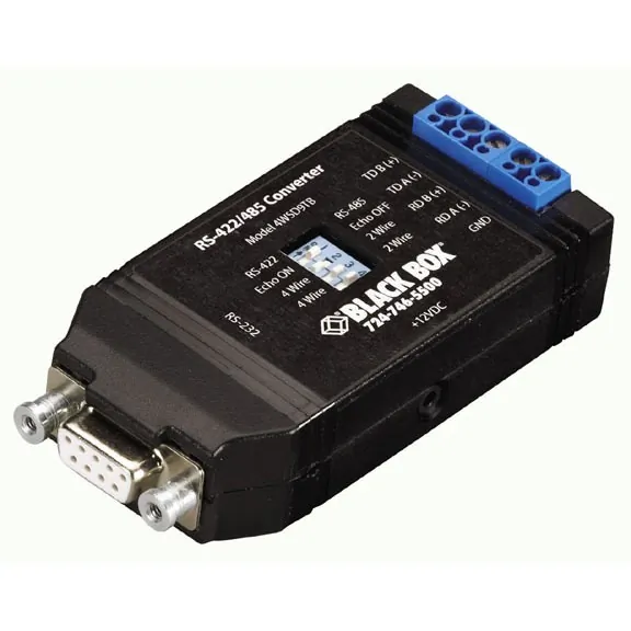 BLACK BOX CORPORATION IC820A — ASYNC RS232 TO RS422/485 INTERFACE CONVERTER - DB9 TO TERMINAL BLOCK
